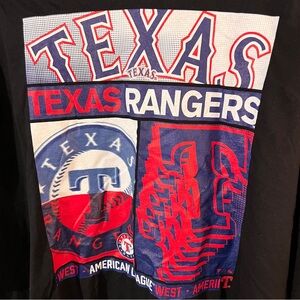 Texas Rangers 3XL Fanatics Black Graphic T-Shirt MLB American League West
